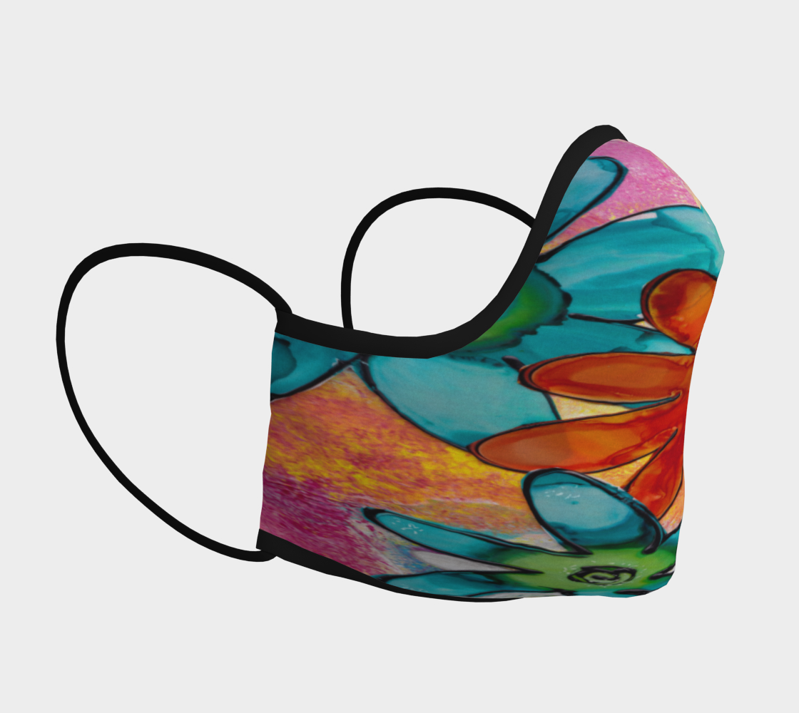 THE BRIGHTEST OF FLORALS FACE COVERING preview #3