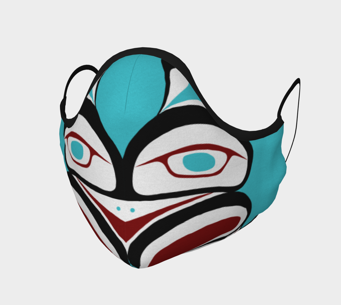 Inner Eagle Pacific Northwest Tlingit Formline  Face Mask preview