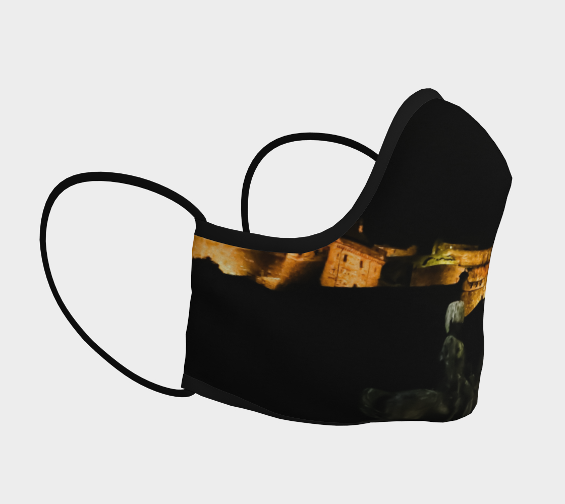 Edinburgh Castle at Night Mask preview #3