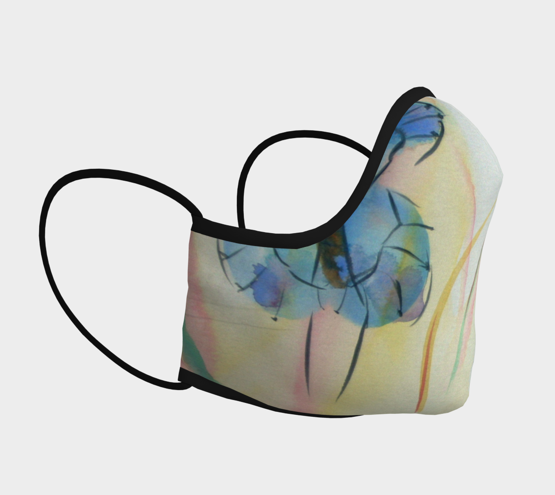Watercolor Butterfly Face Mask preview #3