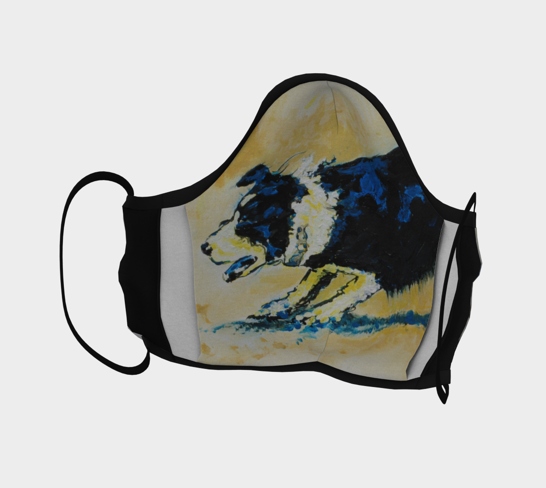Horse On The Range Cattle Drive Face Mask preview #4