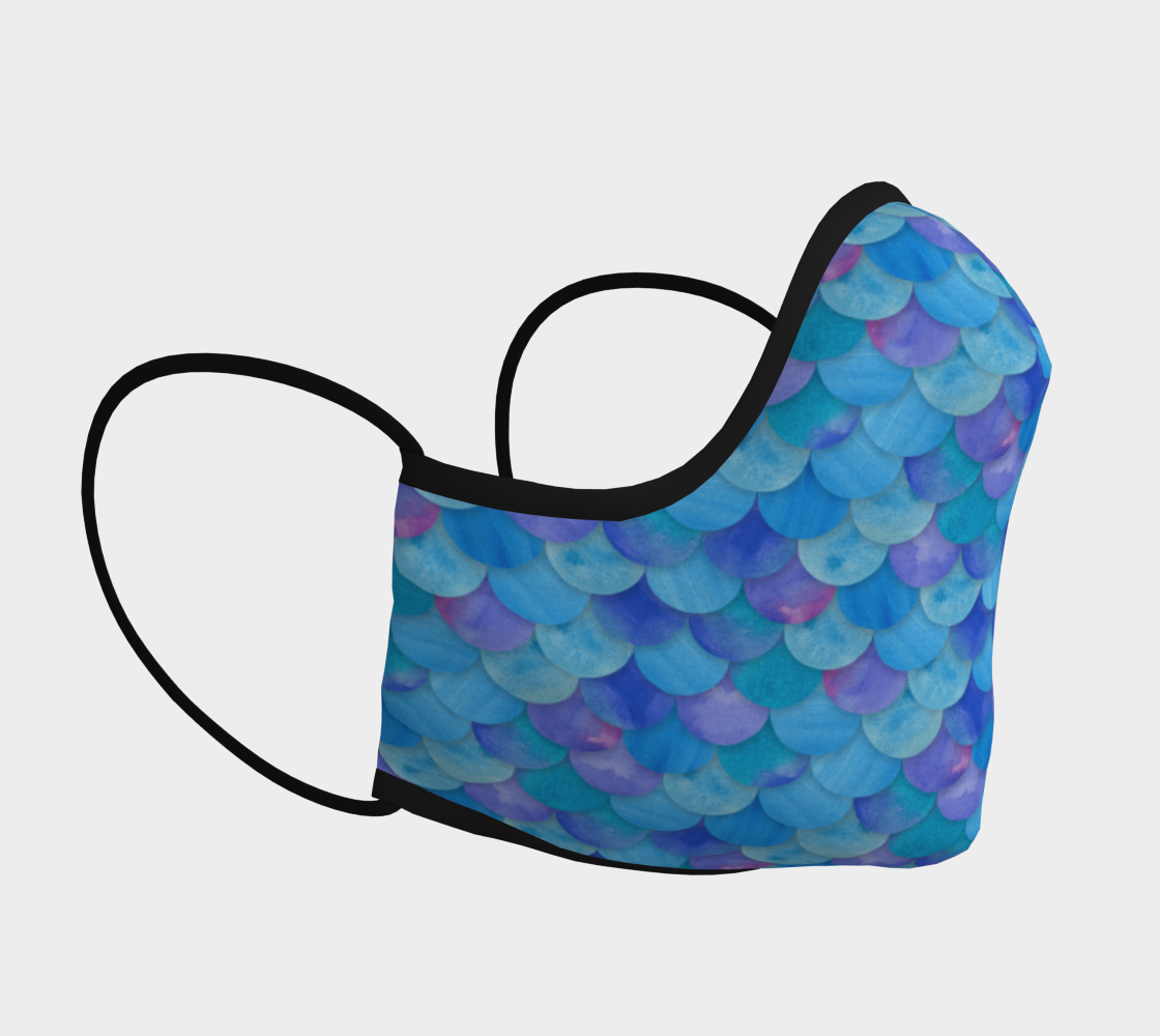 Blue Mermaid Face Mask preview #3