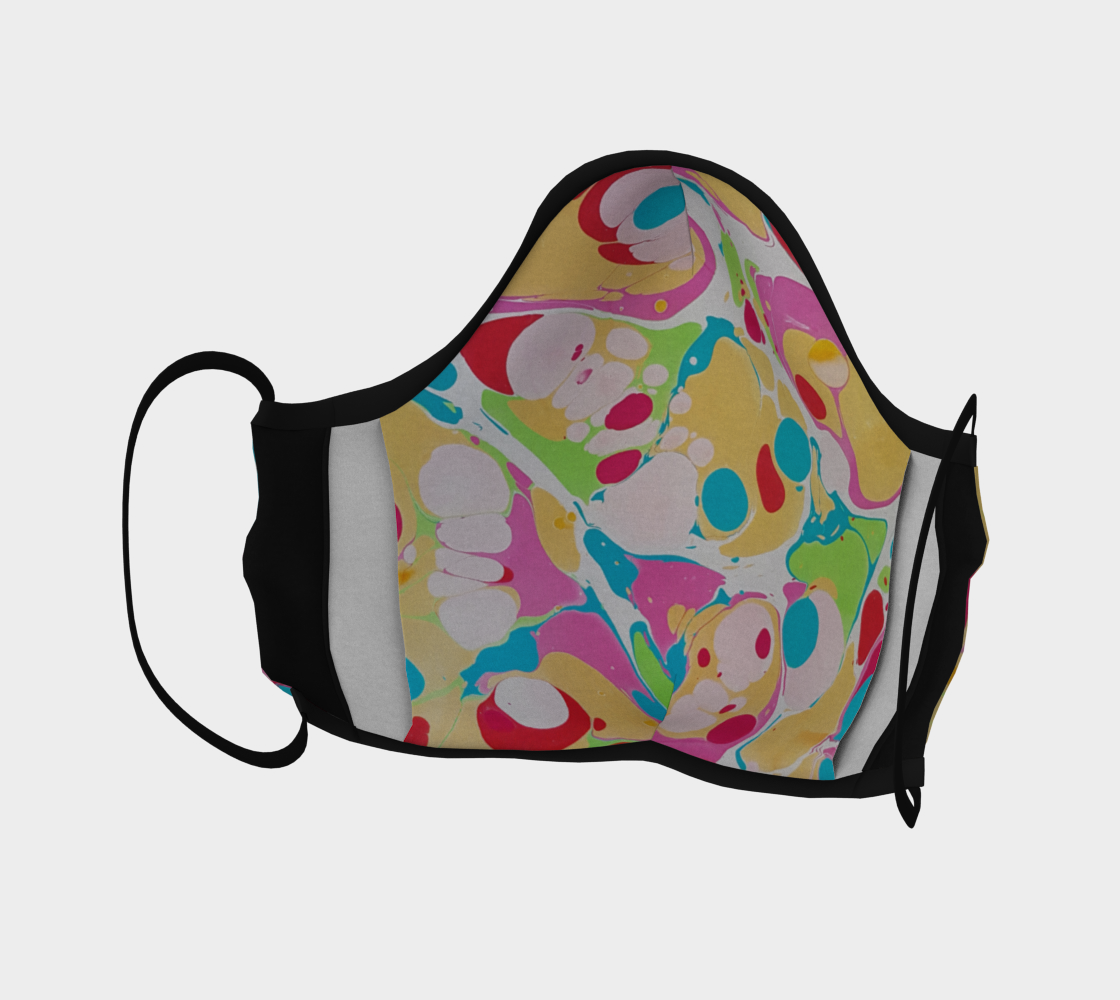 Masque 119 marbling Art Ebru peinture sur l'eau preview #4