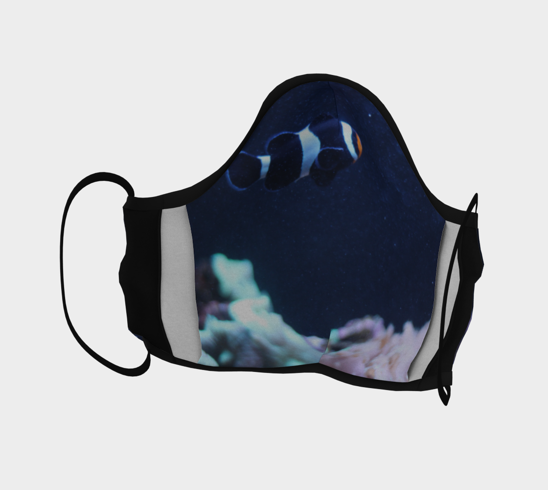 Dark Clown Fish Face Mask preview #4