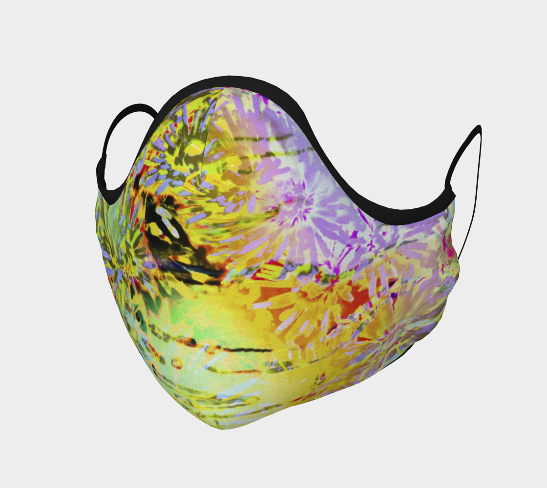 Playing With Chrysanthemums Face Covering preview #1