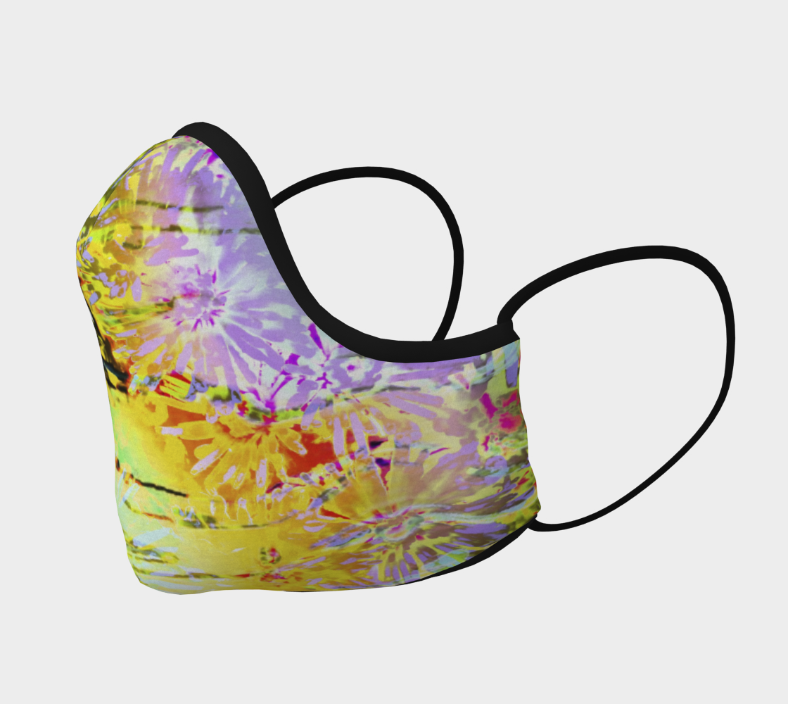 Playing With Chrysanthemums Face Covering preview #2