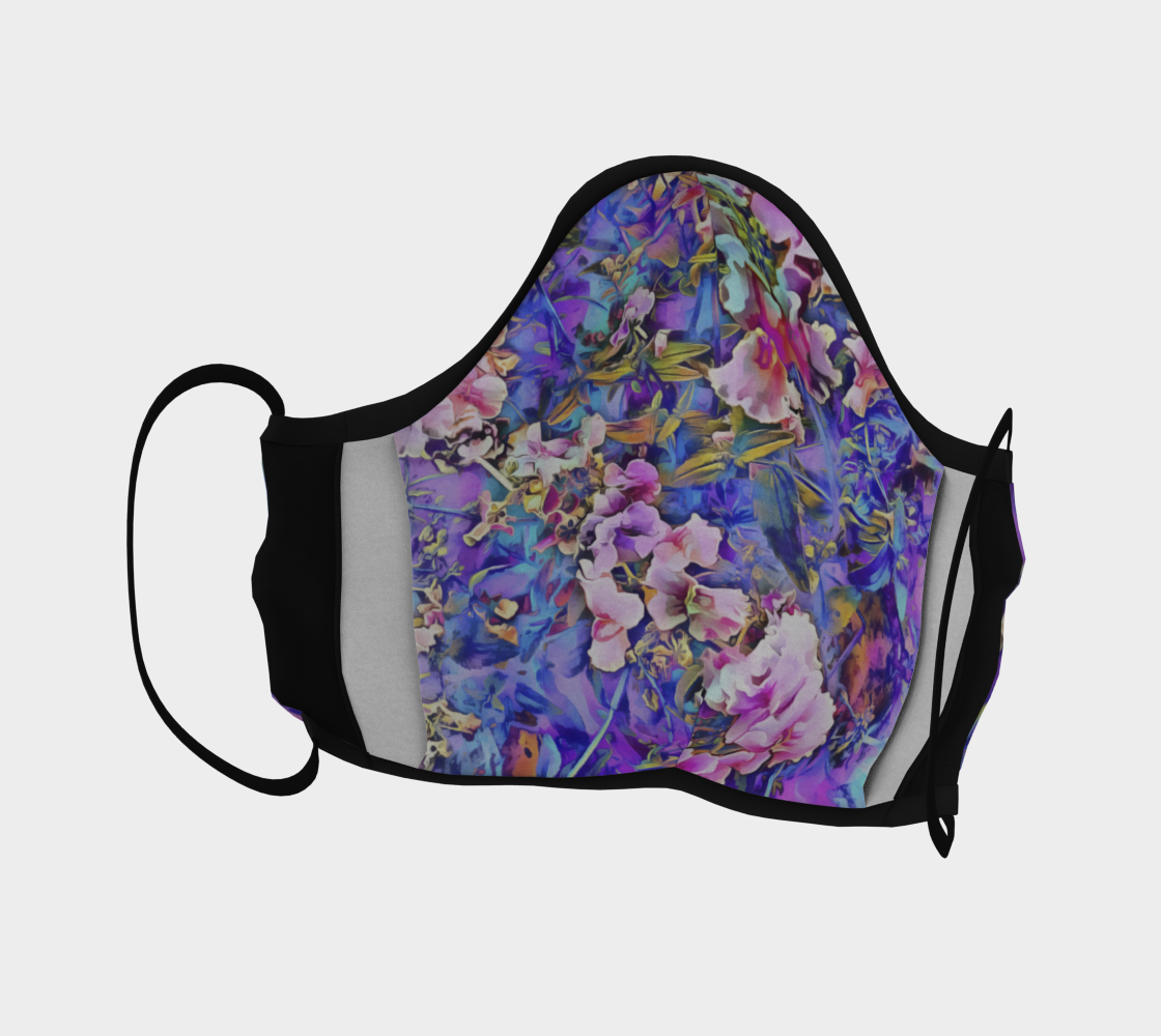 Pink and Blue Fusion Face Covering preview #4