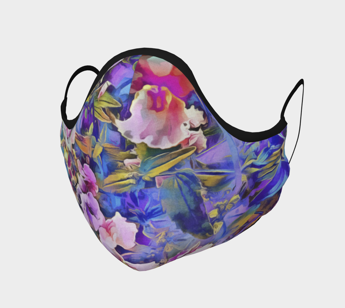 Pink and Blue Fusion Face Covering preview #1