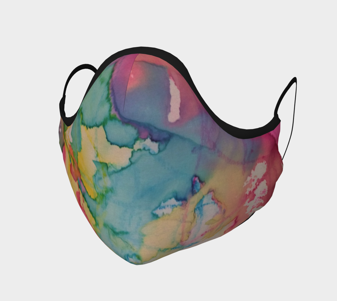 Aperçu de colorful abstract mask