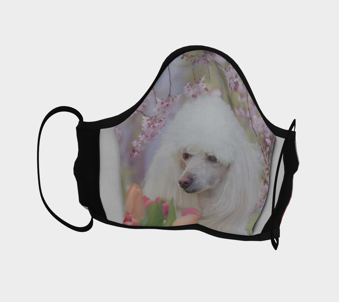 Poodle dog face mask preview #4