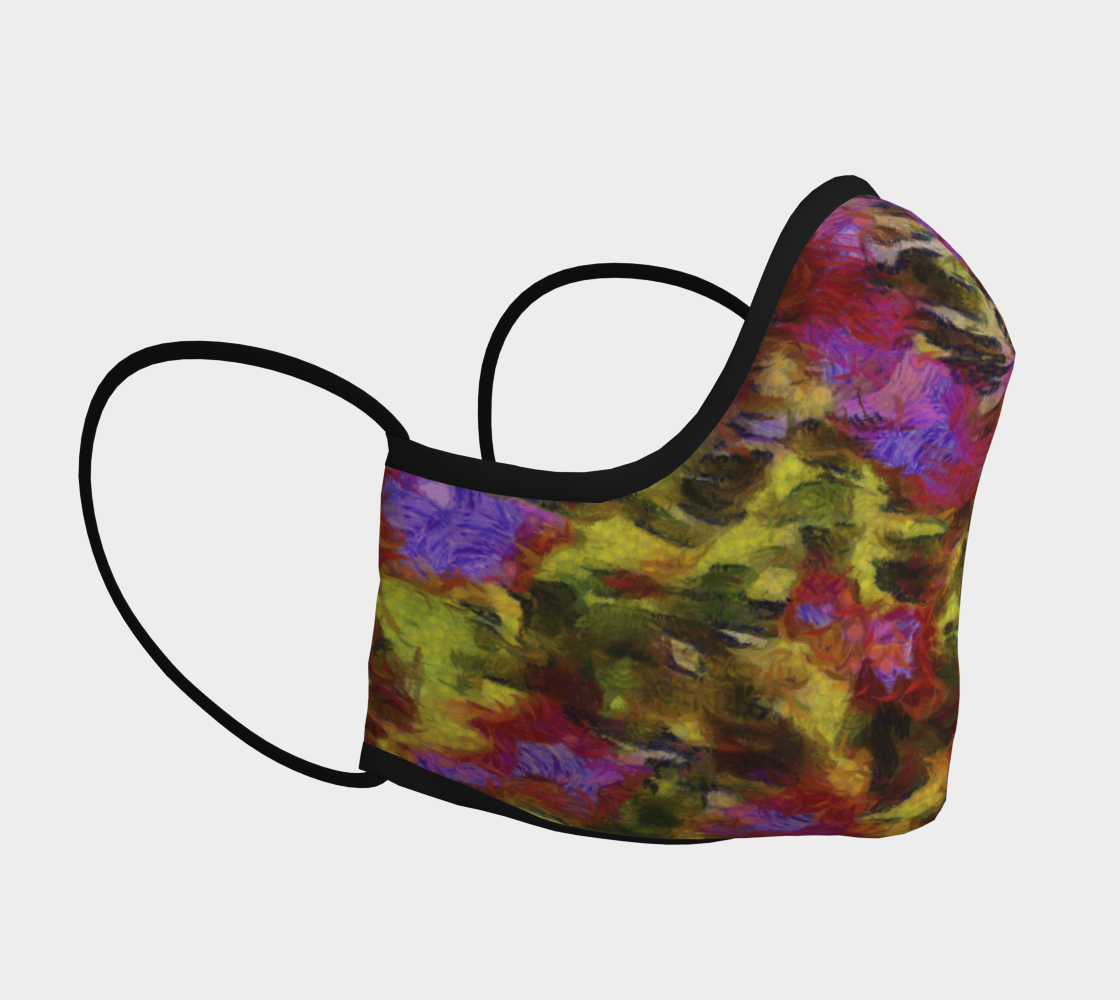 Poppy Abstract Face Covering preview #3
