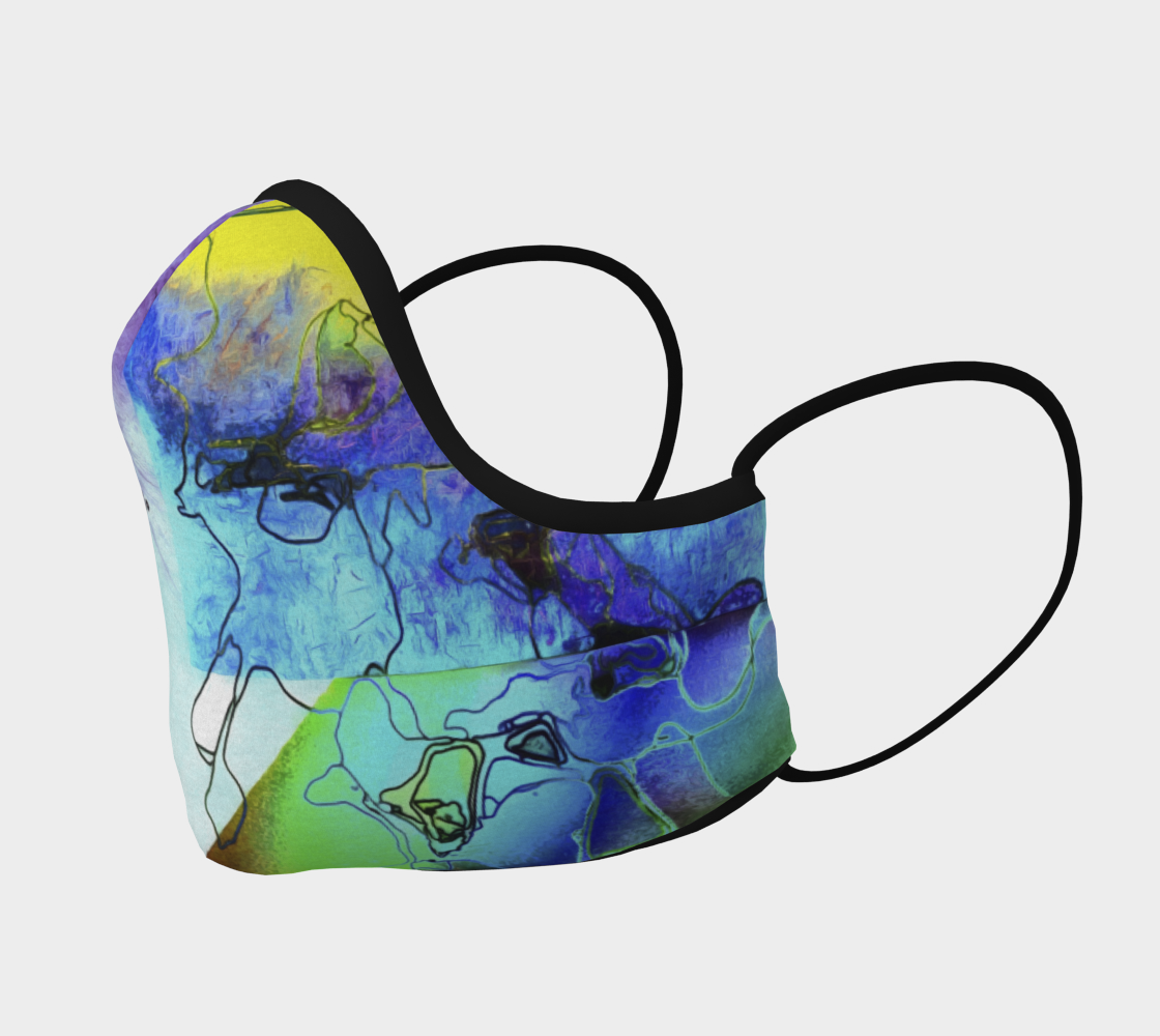 Meandering Shapes Face Covering preview #2