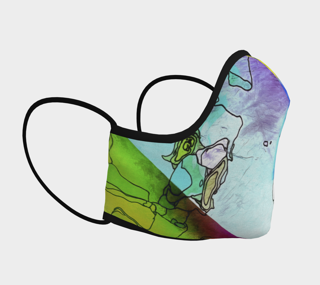 Meandering Shapes Face Covering preview #3