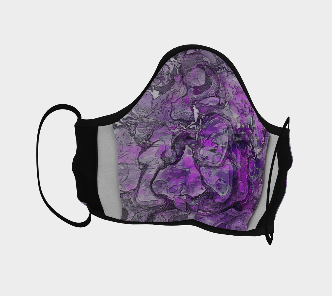 Purple Marble Face Covering preview #4