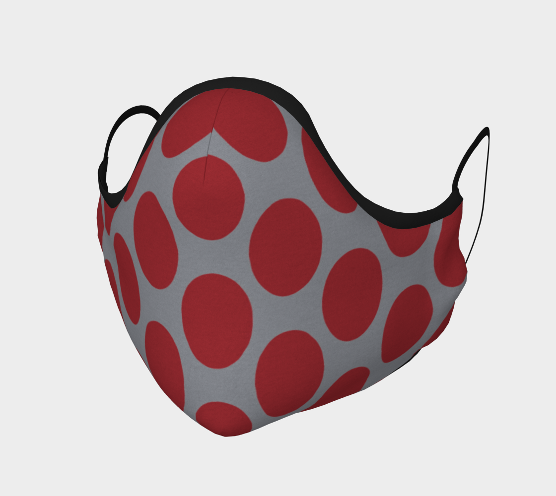Red Ovals on Gray preview