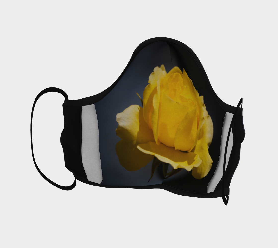 Yellow Rose Face Covering thumbnail #5