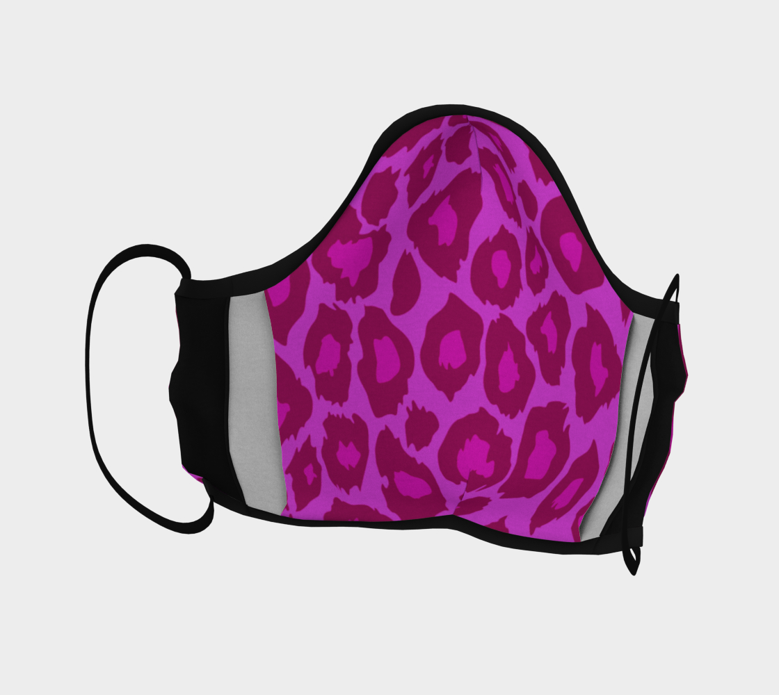 Leopard Facemask Pink preview #4