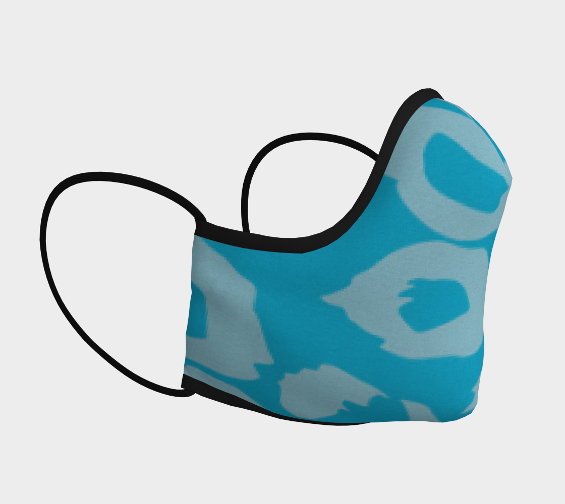 Leopard Facemask Turquoise preview #3