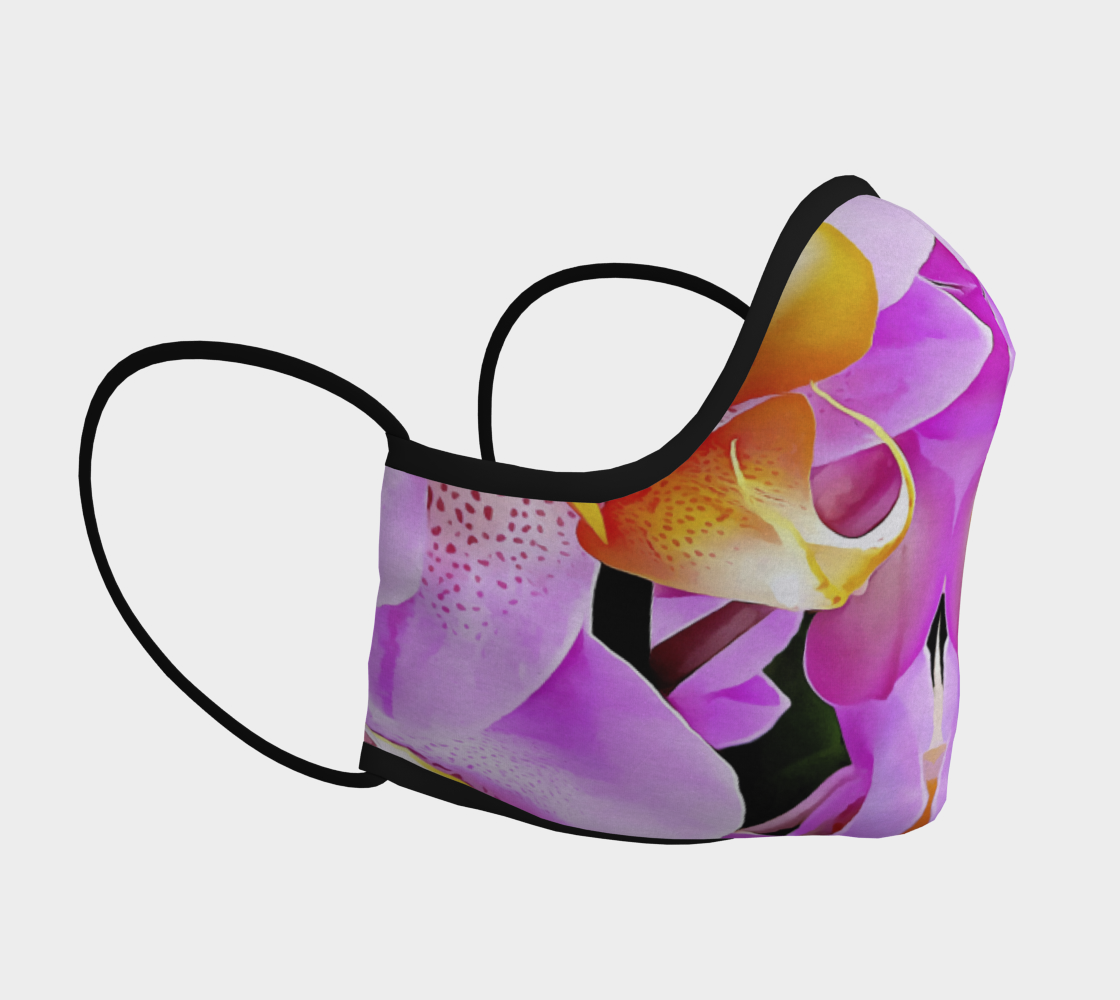 Pink Orchid Face Covering preview #3