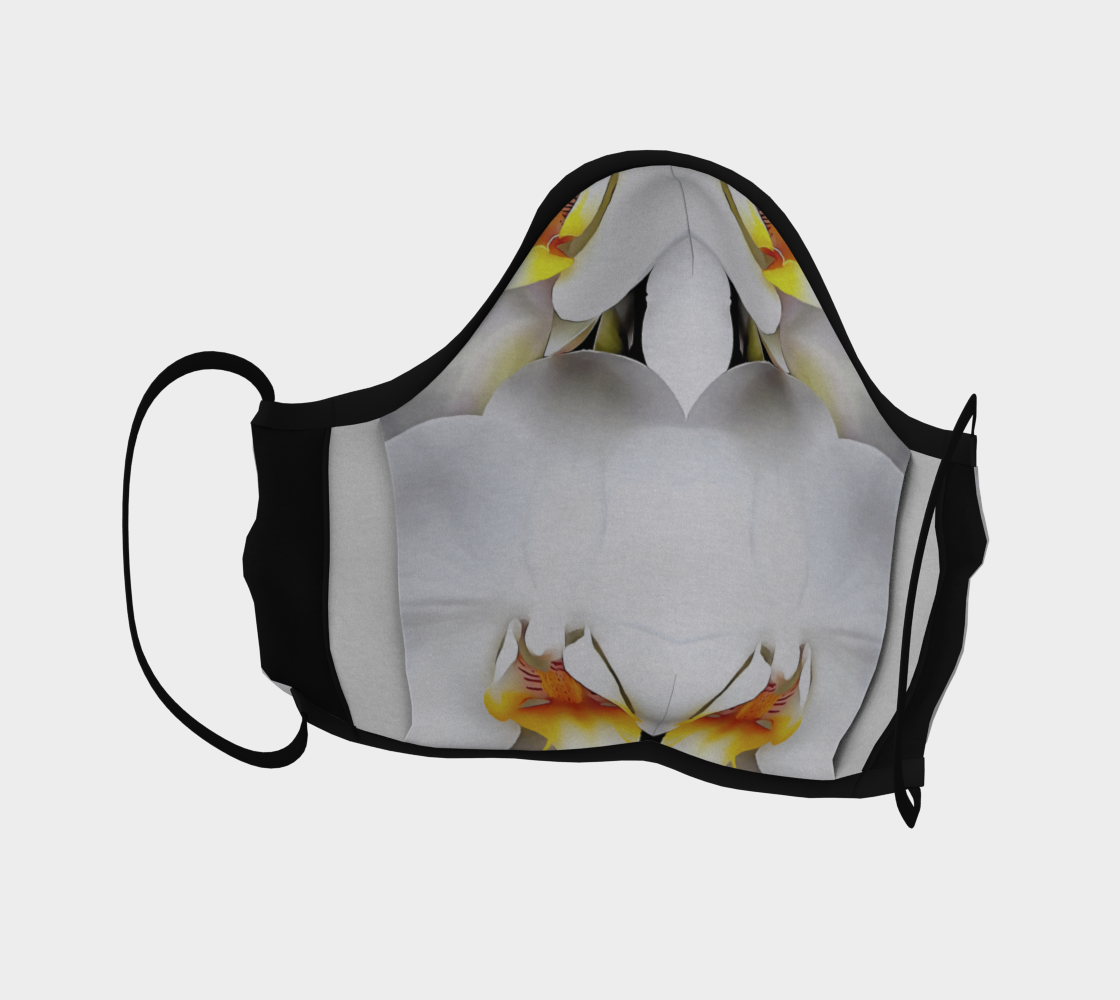 White Orchid Face Covering preview #4