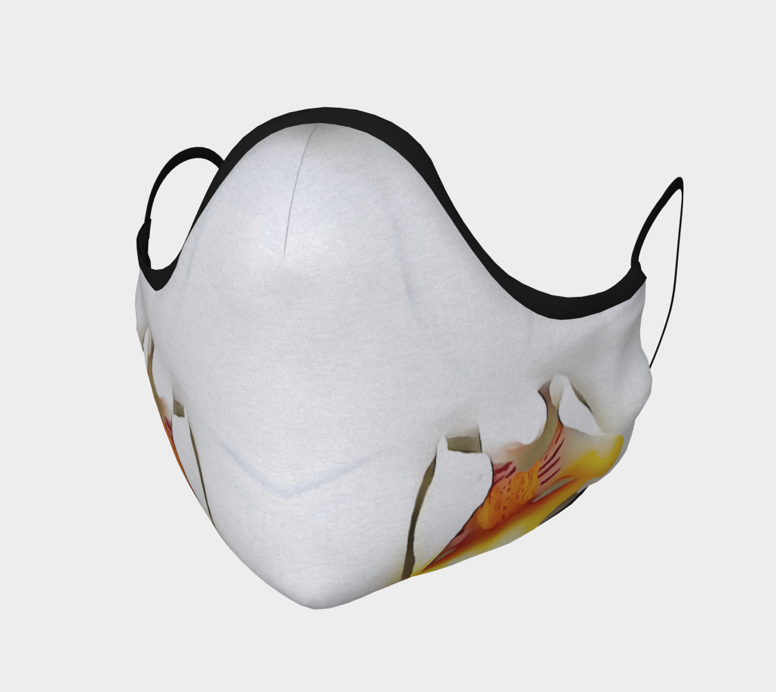 White Orchid Face Covering preview #1
