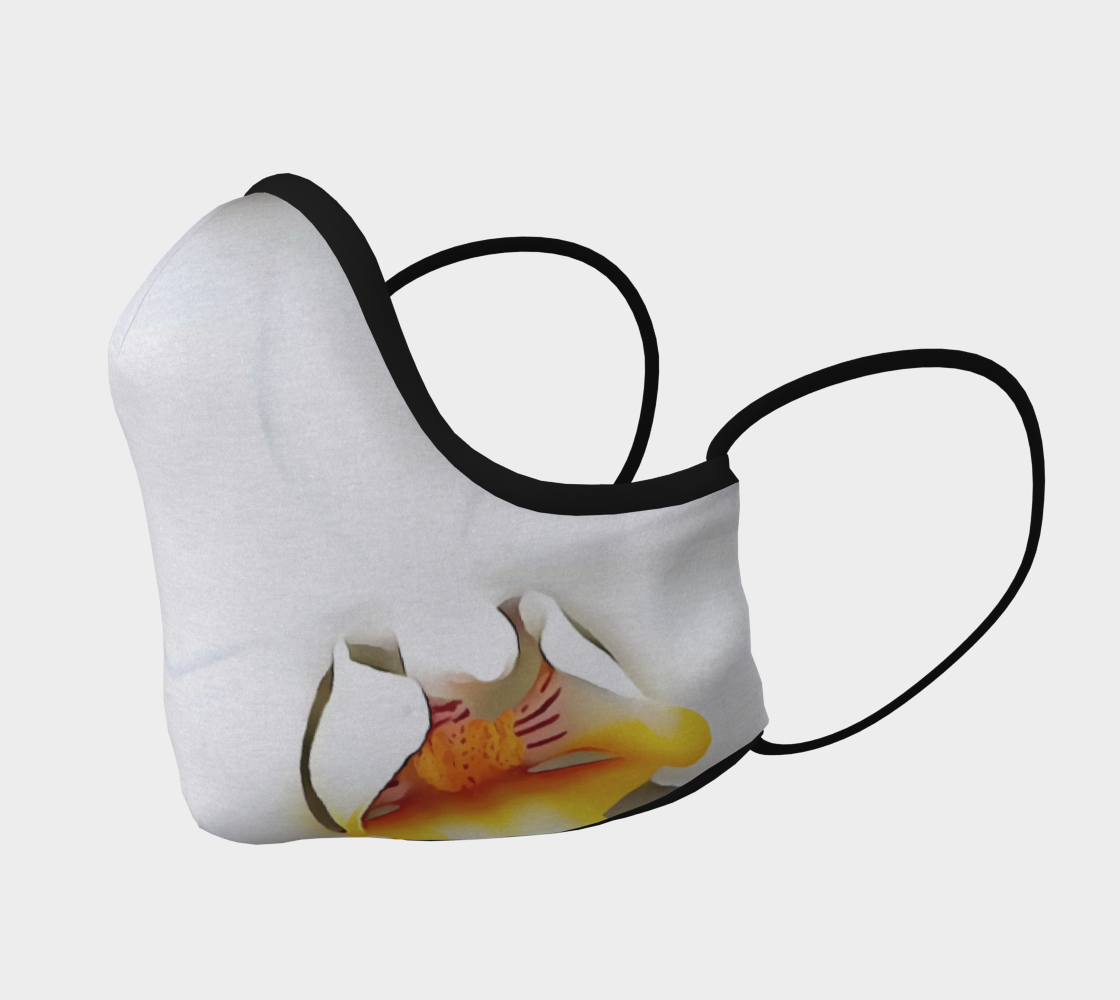 White Orchid Face Covering preview #2
