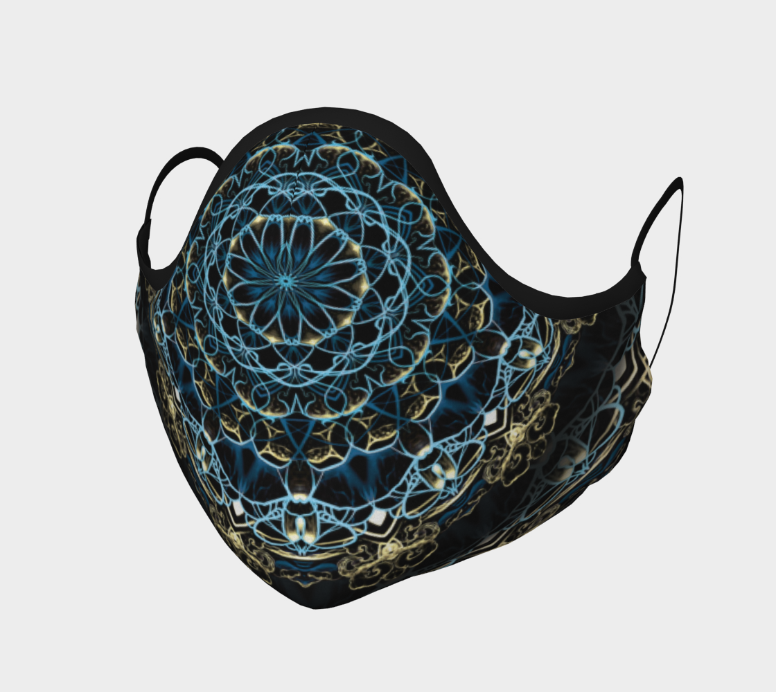 Aperçu de Blue Gold Mandala - 1