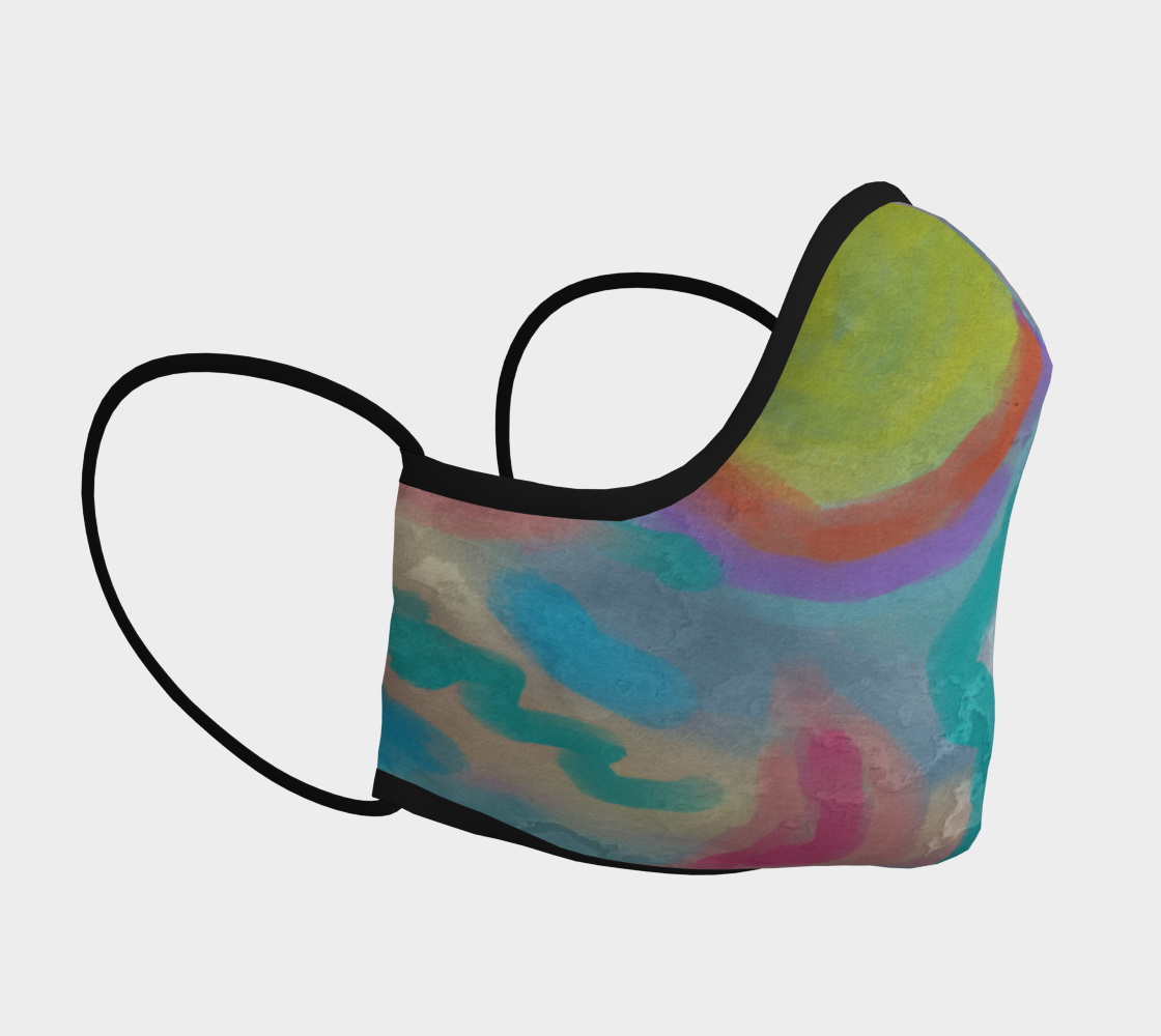 Aperçu de Funky Abstract Art Face Mask #3