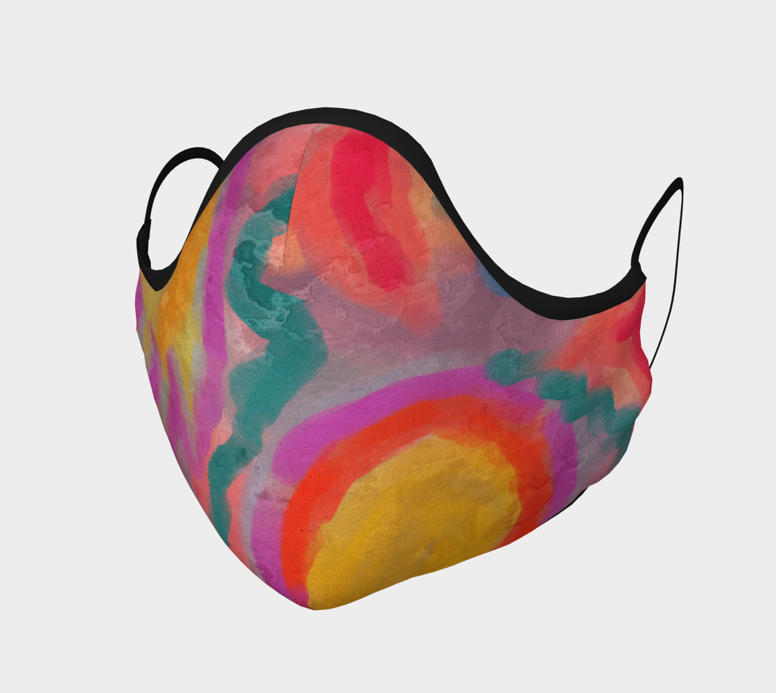 Aperçu de Original Abstract Art Face Mask #1