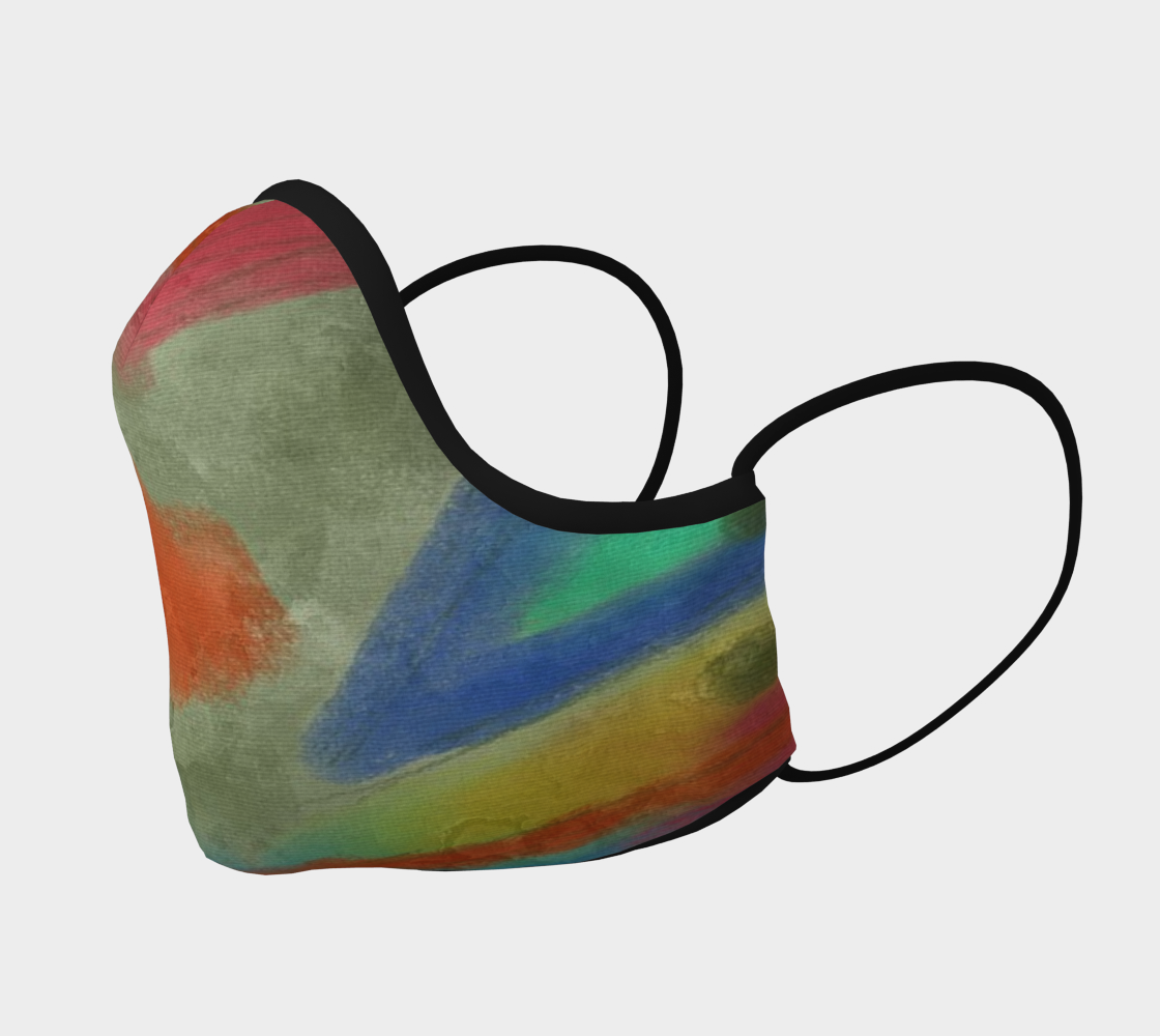 Aperçu de Funky Abstract Art Face Mask #2