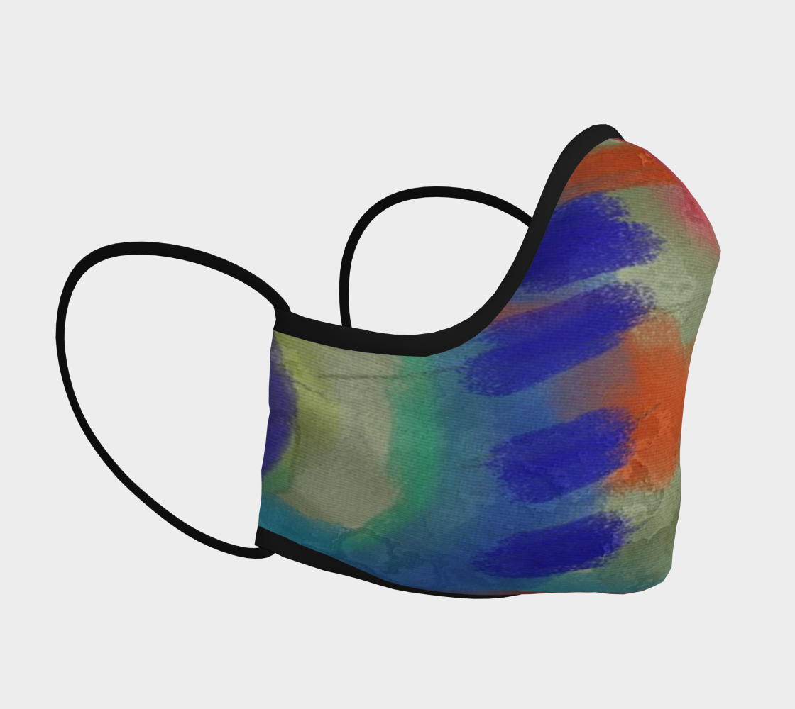 Aperçu de Funky Abstract Art Face Mask #3