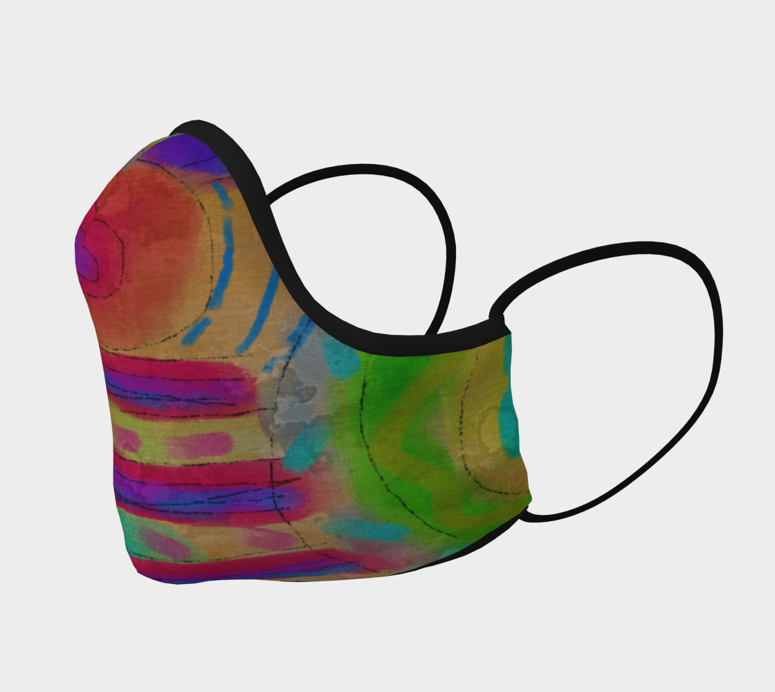 Aperçu de Original Abstract Art Face Mask #2