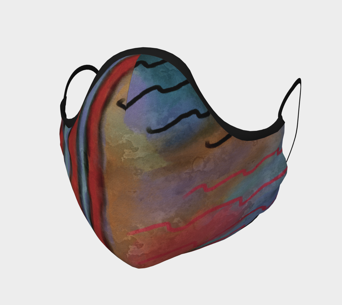 Aperçu de Original Abstract Art Face Mask #1