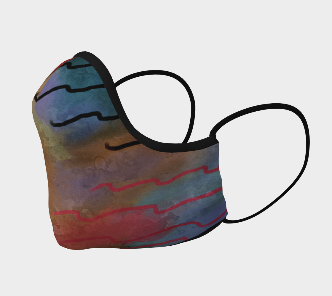 Aperçu de Original Abstract Art Face Mask #2
