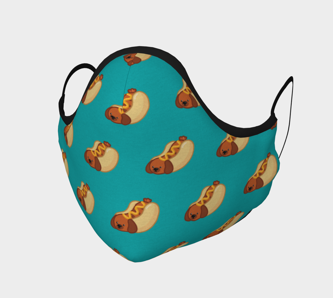 Hot Dog Face Mask preview