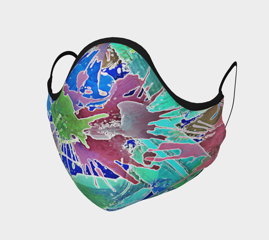 Multicolored Painting Splashes Pattern light preview