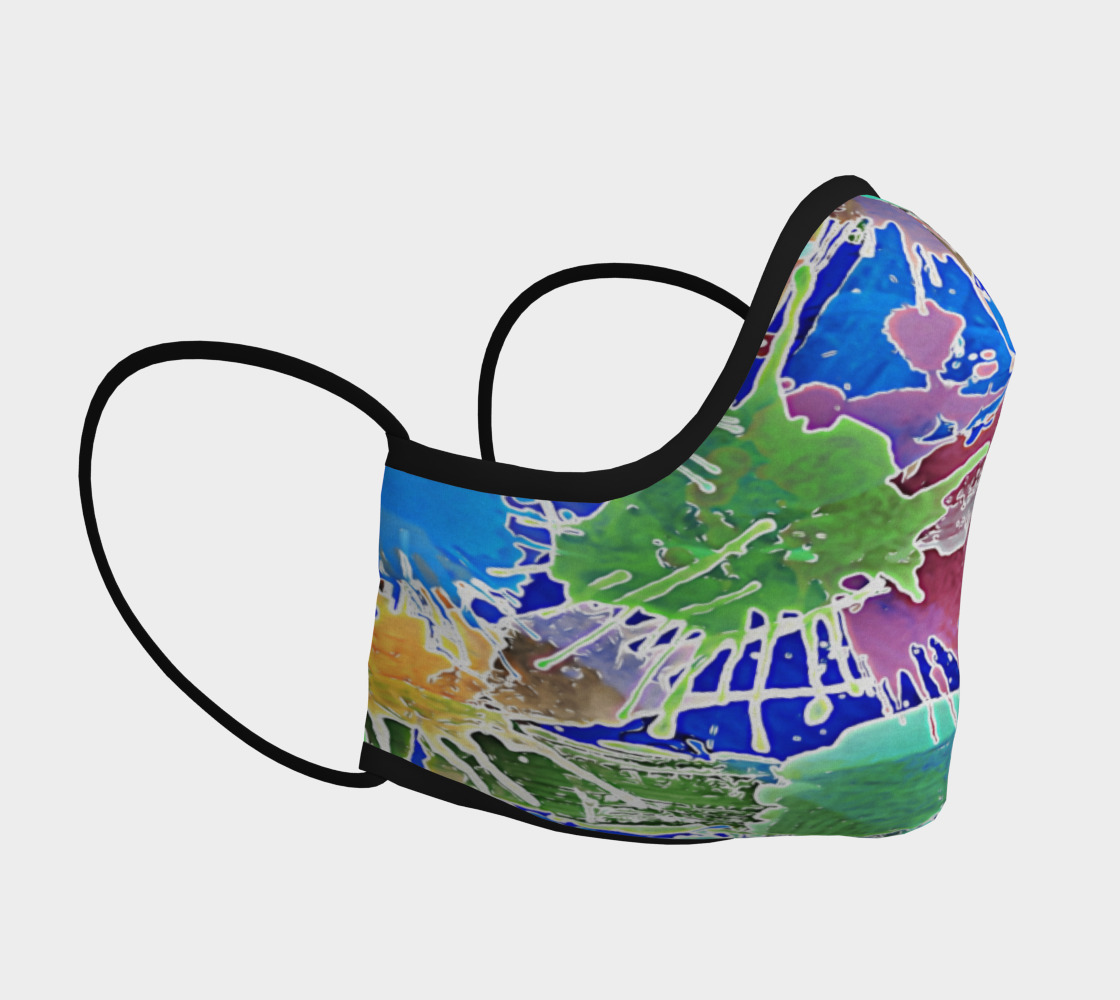 Multicolored Painting Splashes Pattern light preview #3