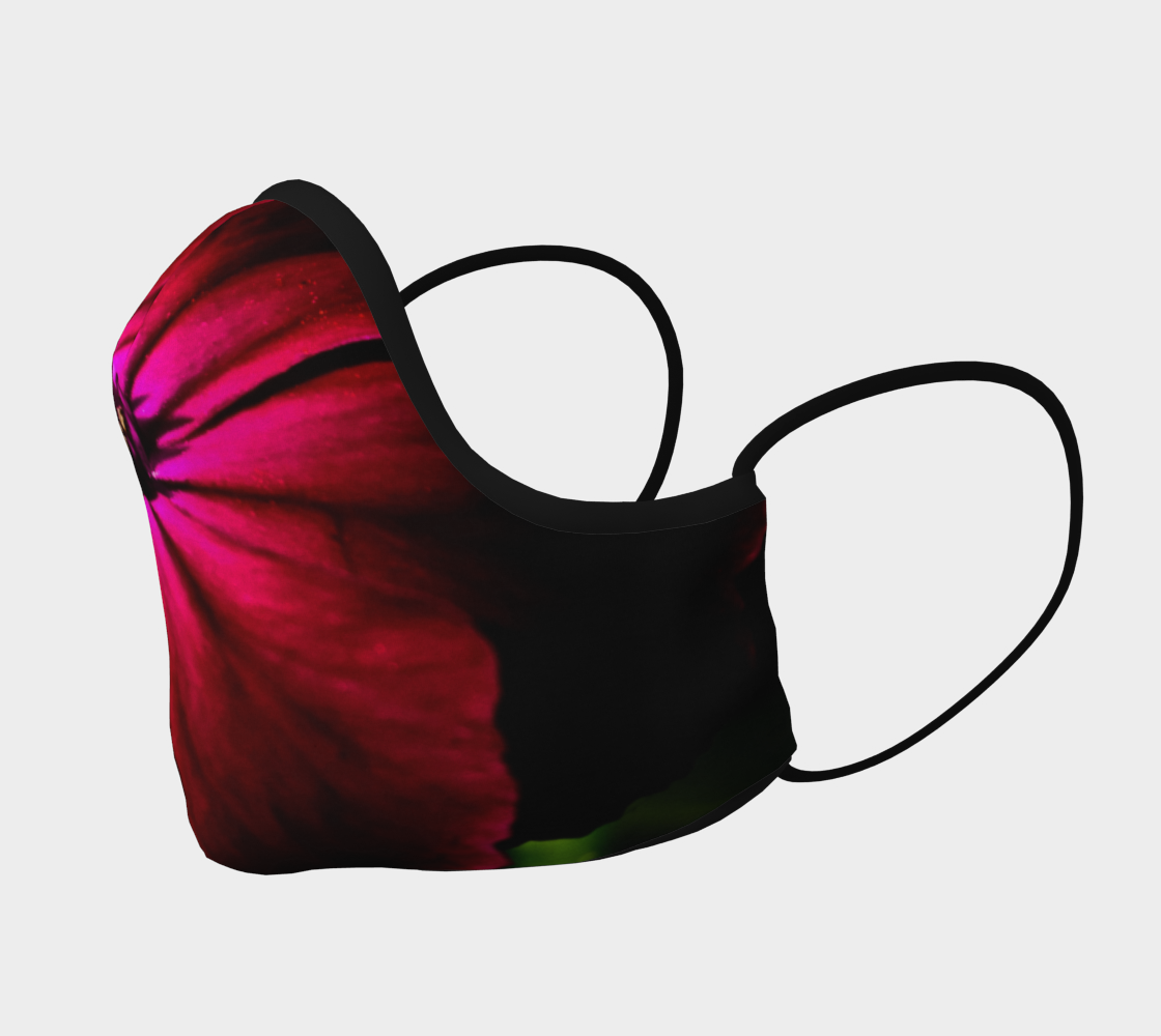 Purple Wild Flower Face Covering preview #2