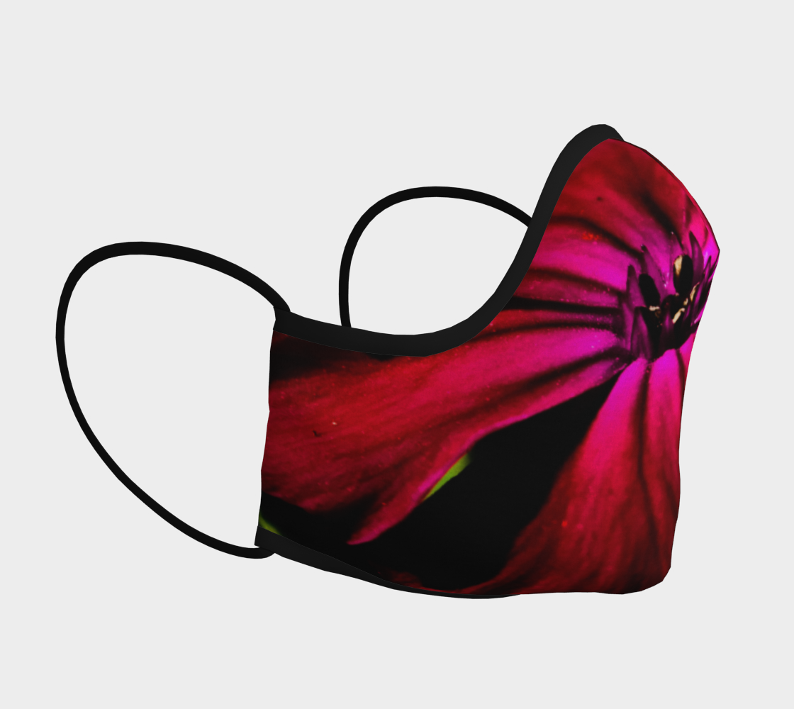 Purple Wild Flower Face Covering preview #3