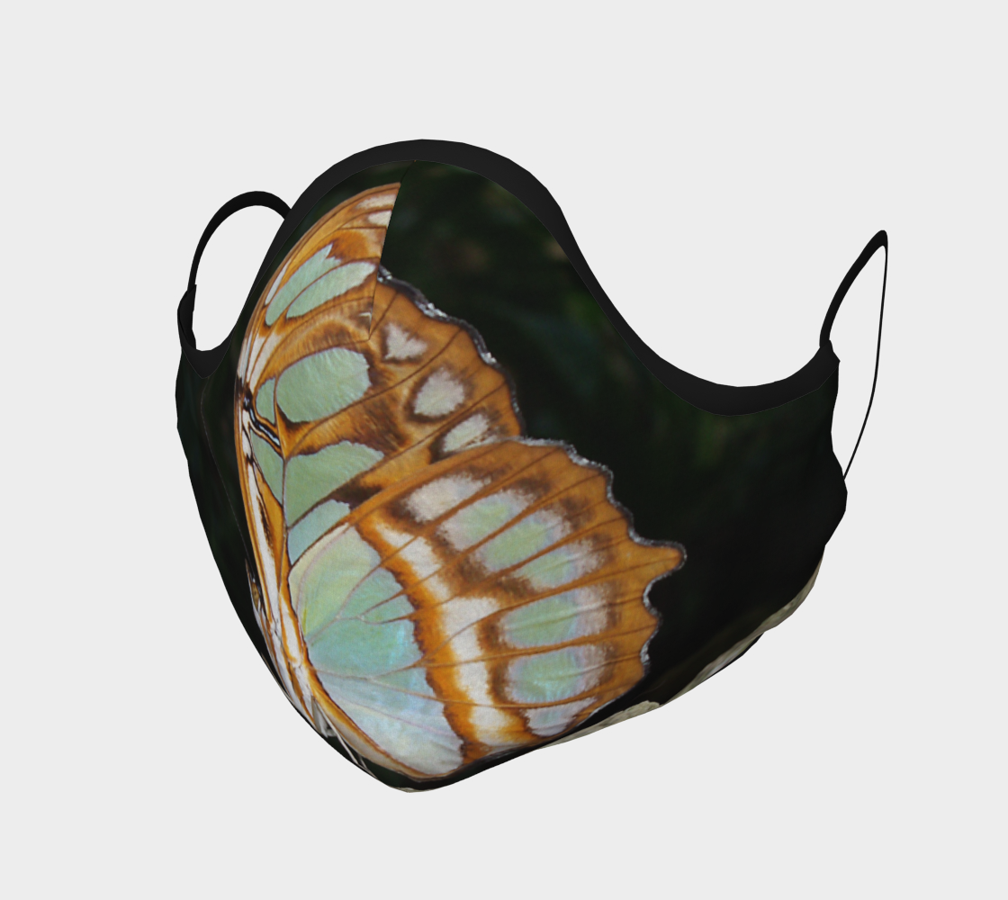 Aperçu de Malachite Butterfly Face Covering