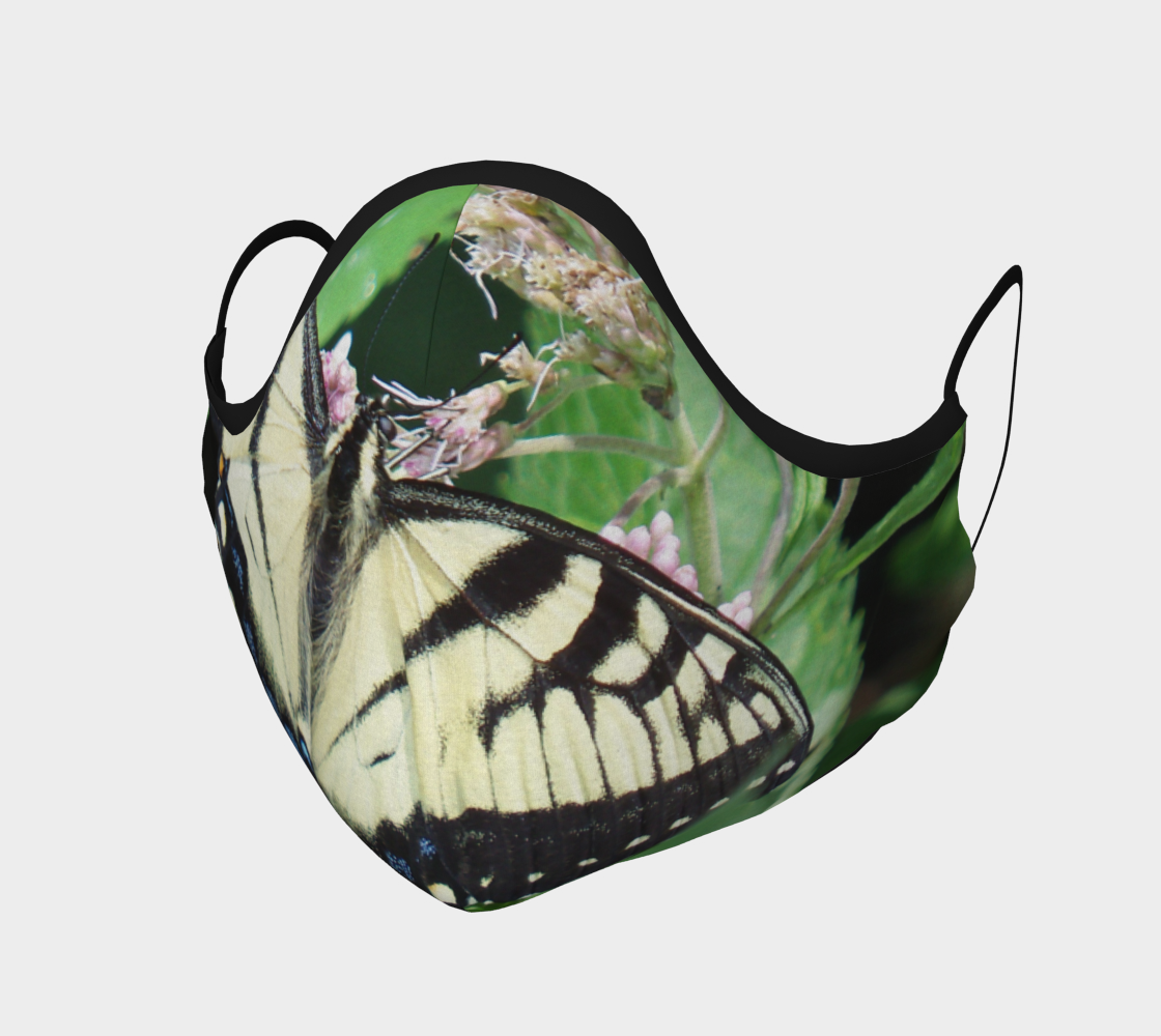 Aperçu 3D de Canadian Tiger Swallowtail Butterfly Face Covering