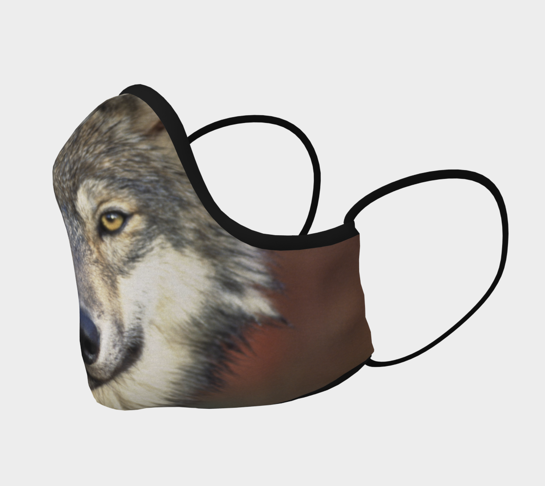 Aperçu de Wolf Face Covering #2