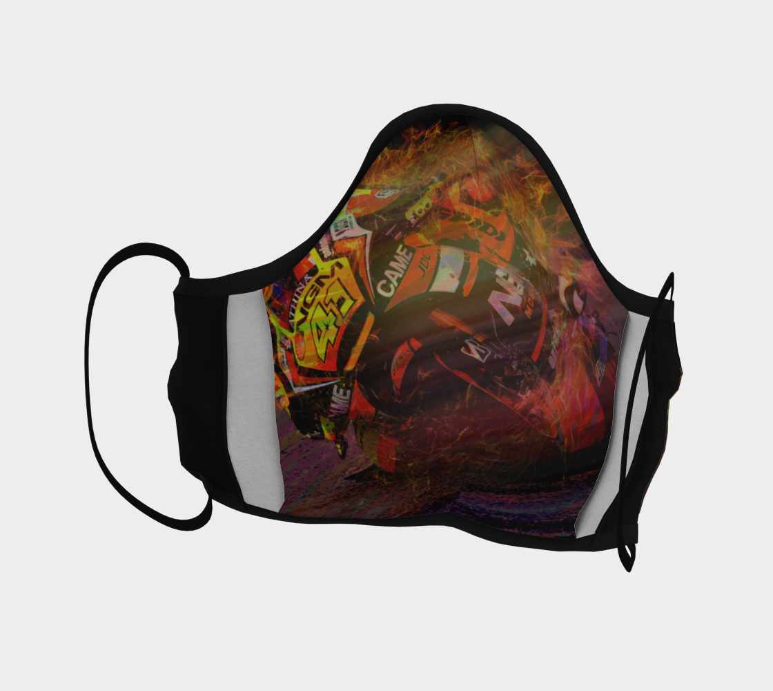 Make Mine Moto Face Mask preview #4