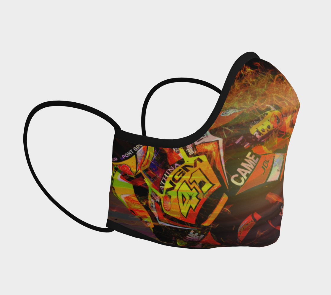 Make Mine Moto Face Mask preview #3