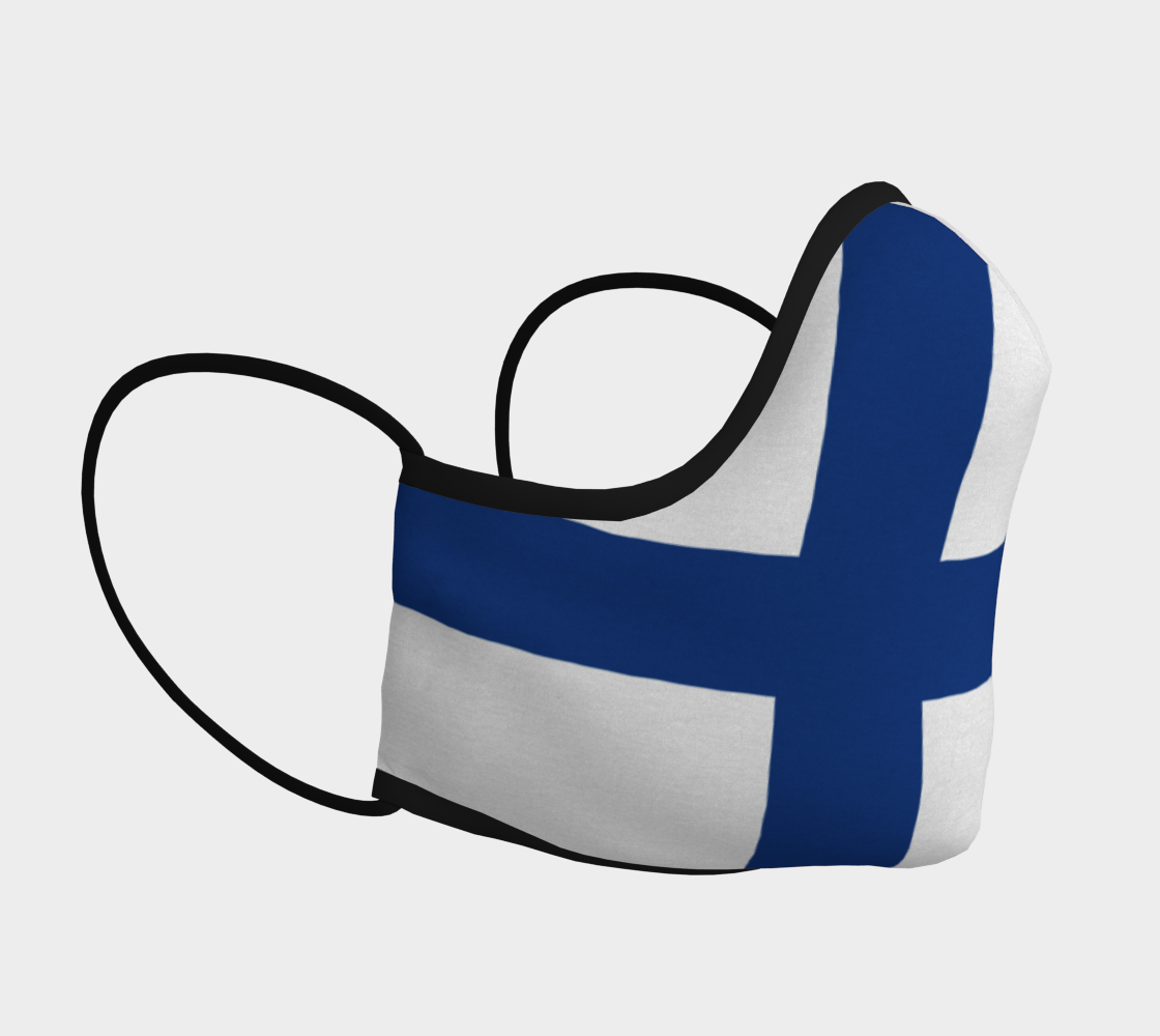 Finland Flag Sisu Face Mask preview #3