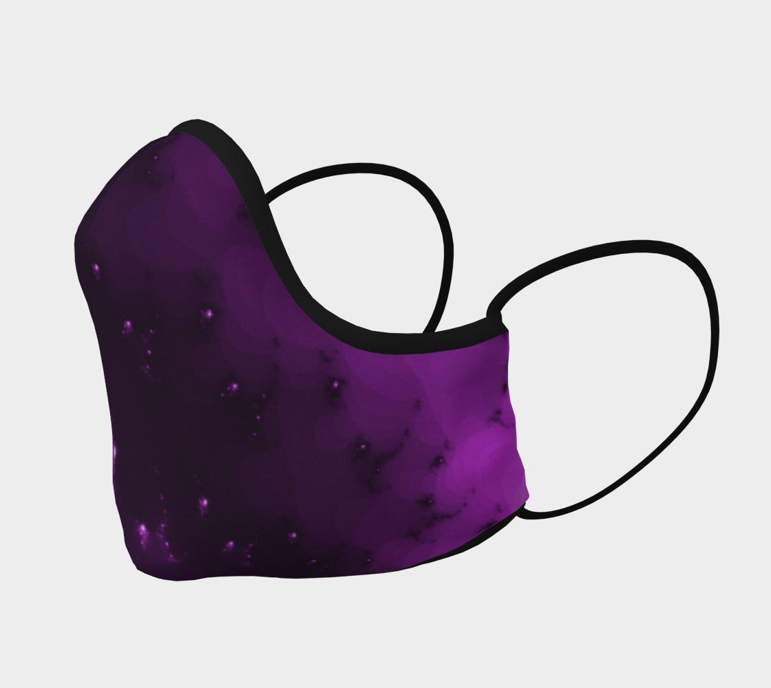 Purple Burst of Light Face Covering preview #2
