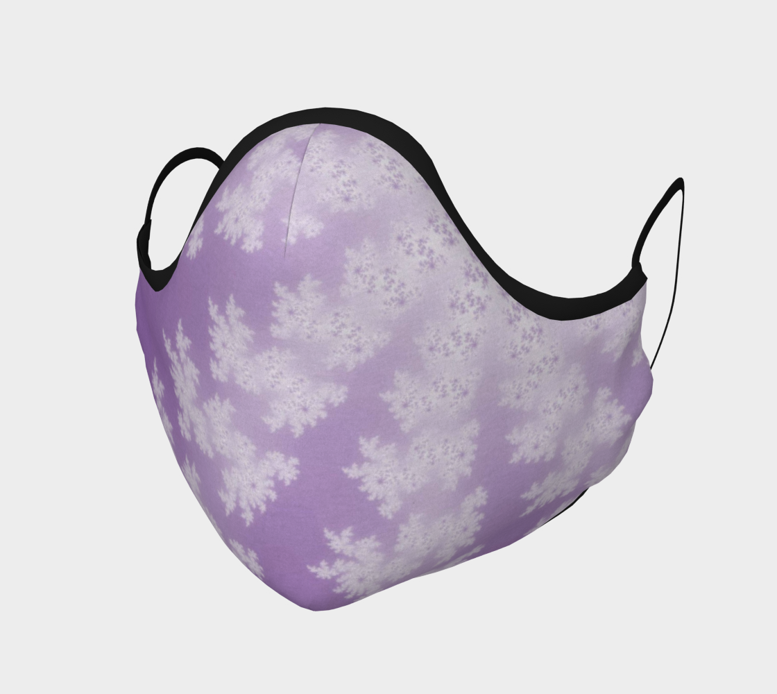Purple Star Face Covering 3D preview