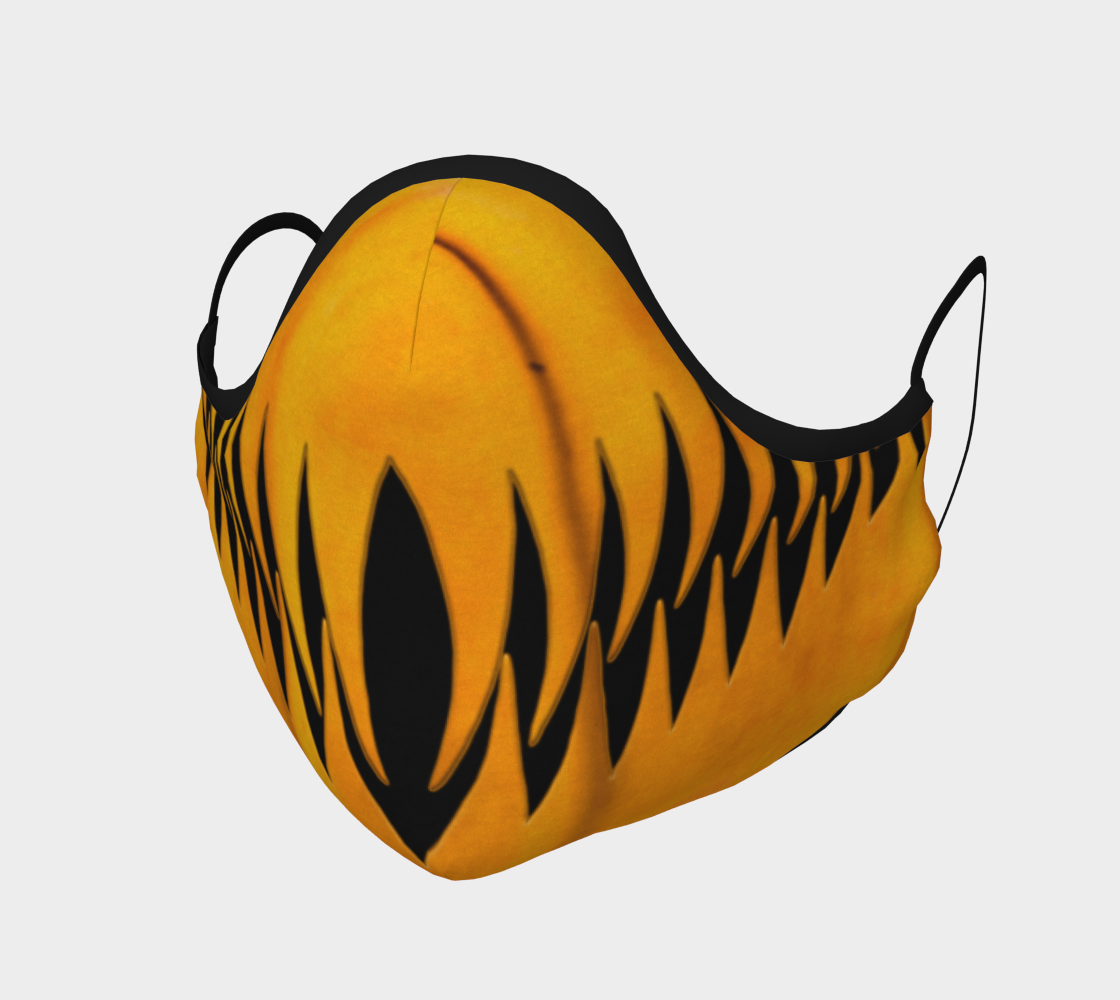 Scary Jack-O-Lantern Pumpkin Face Mask preview
