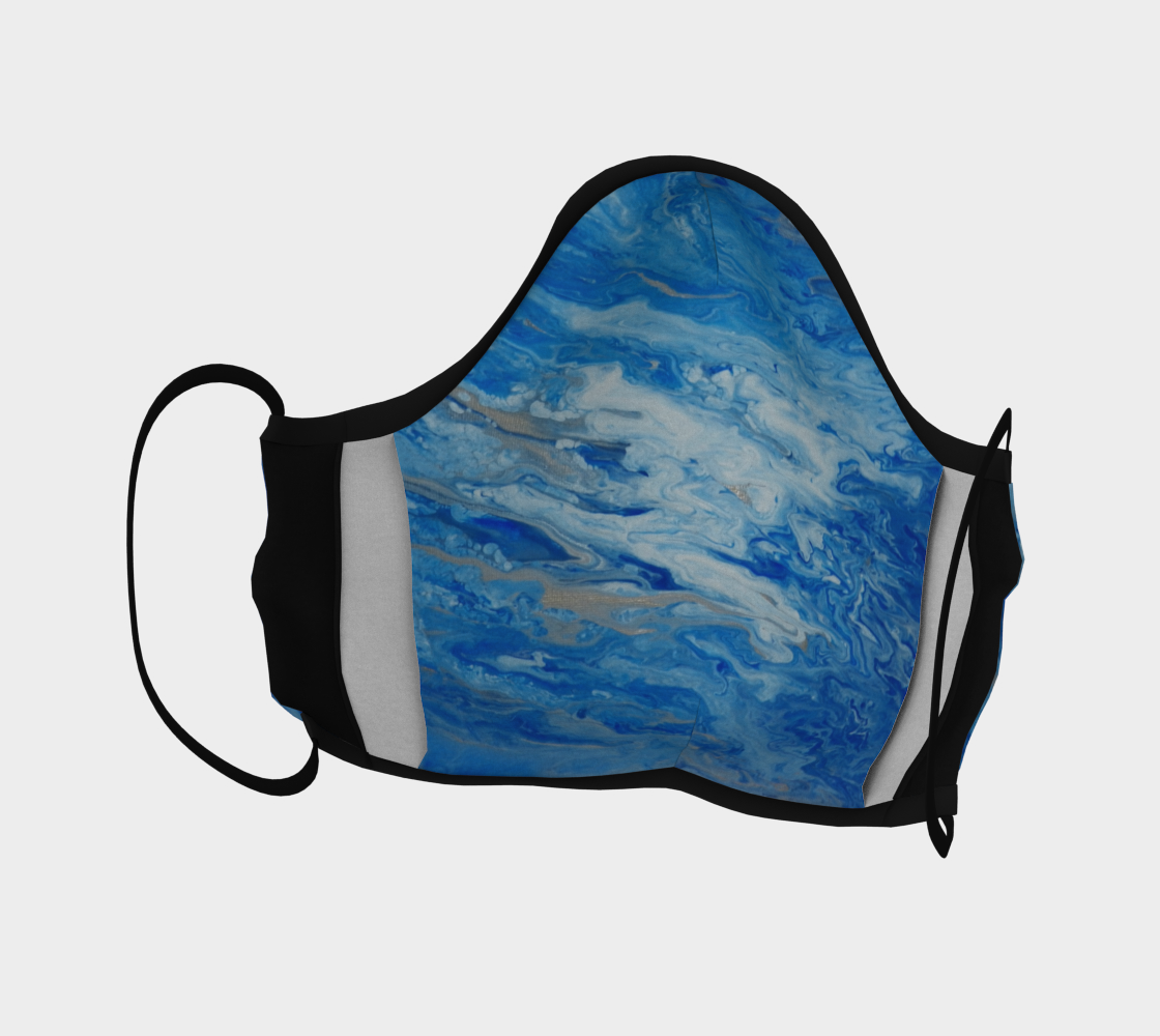 Sea Foam Face Covering preview #4
