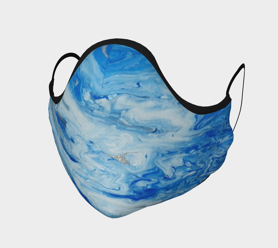 Sea Foam Face Covering preview #1